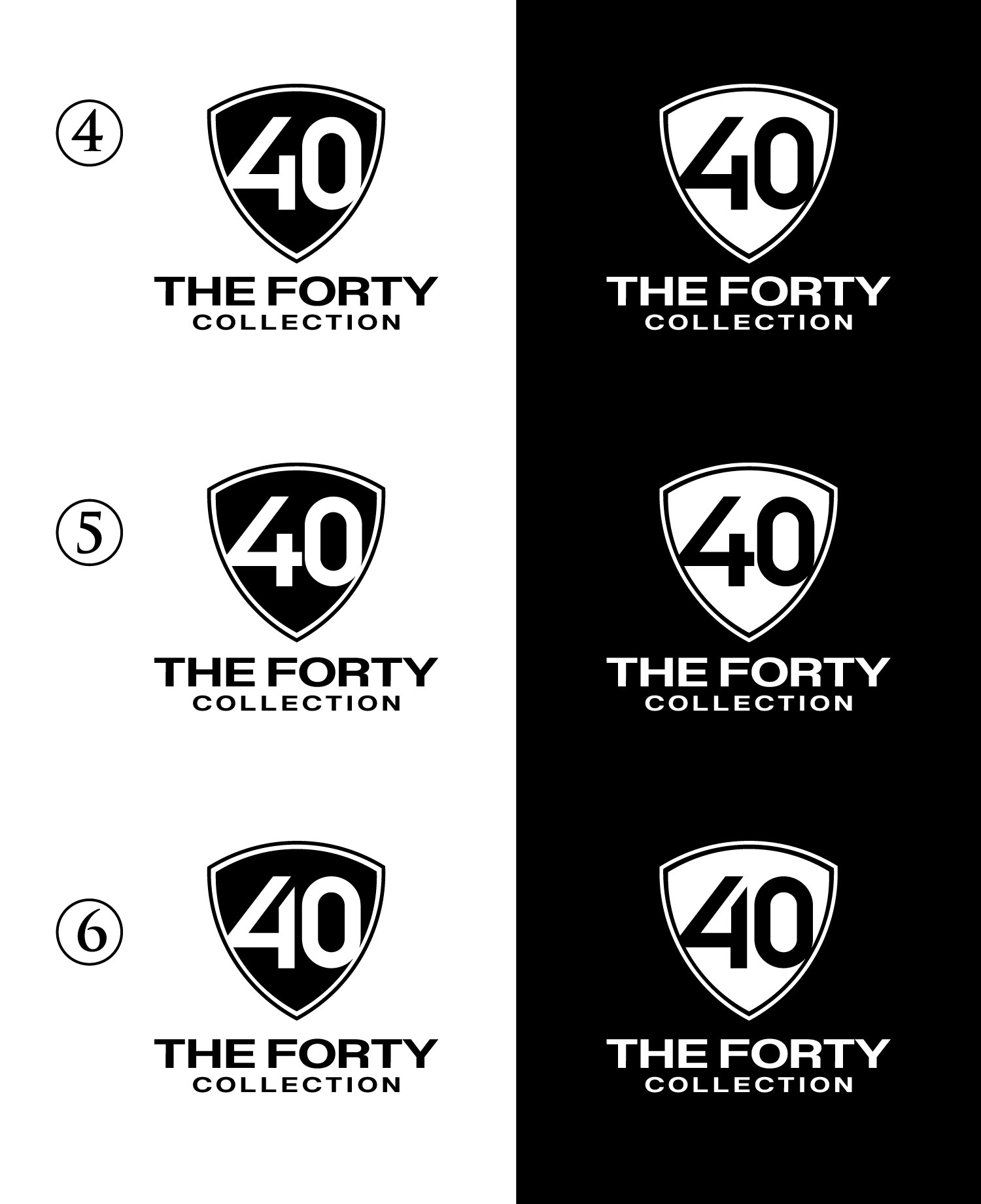 Design de Logo par Mi Design1 pour The Forty Collection  | Design #35979481