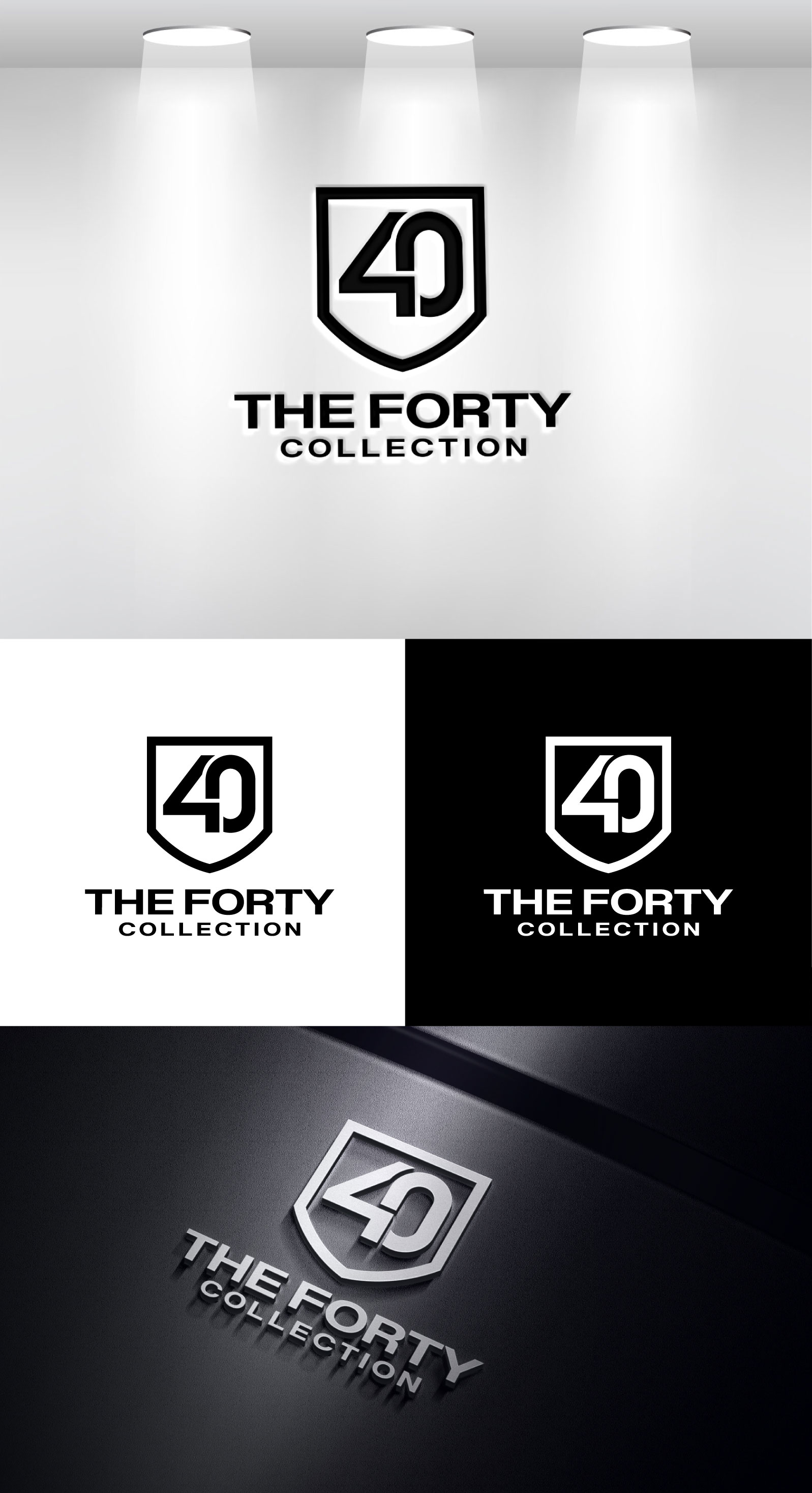 Logo Design by Mi Design1 for The Forty Collection  | Design #35979839