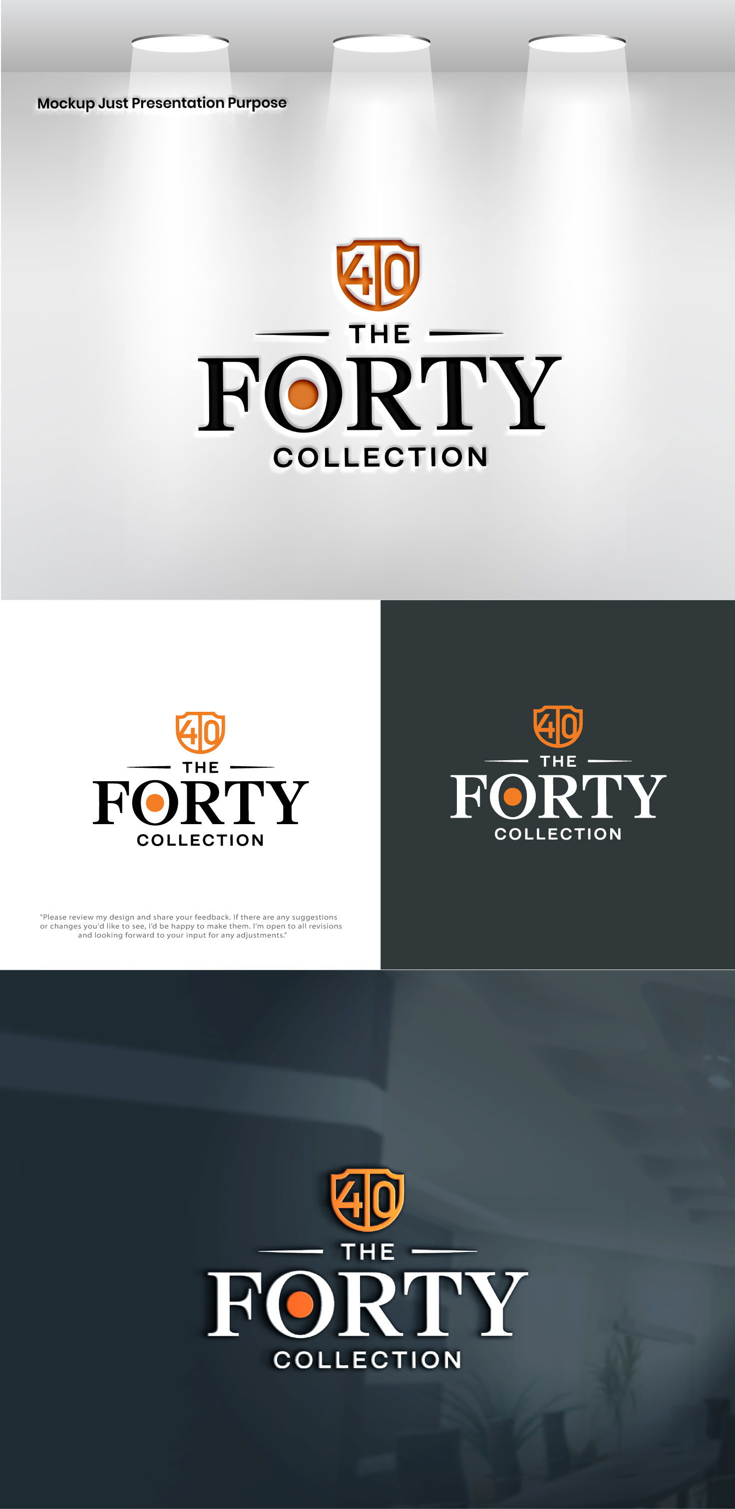 Logo Design by VectorForge for The Forty Collection  | Design #35910565