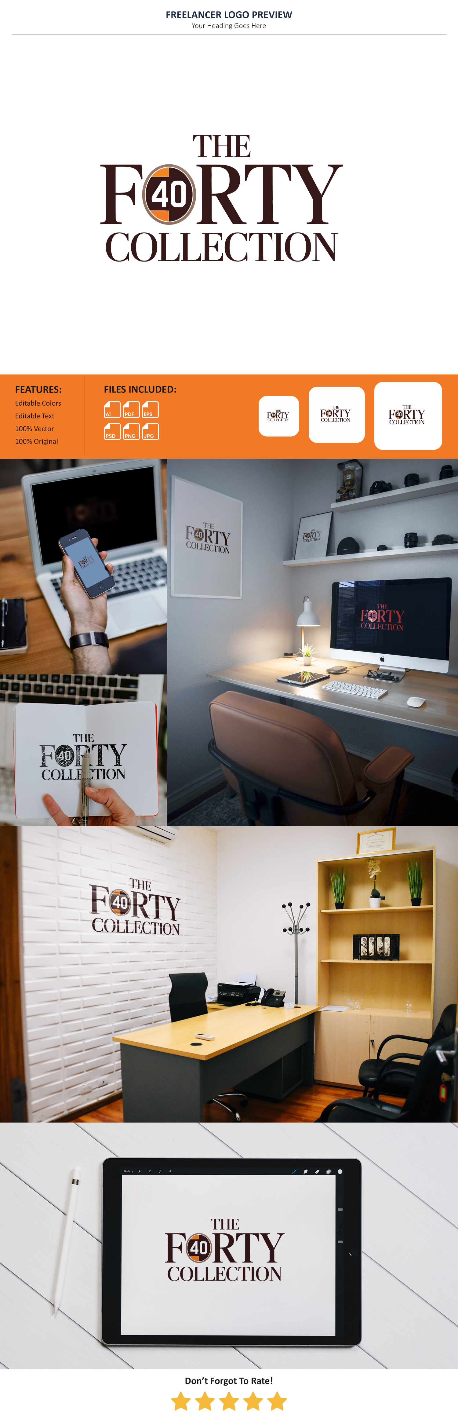 Design de Logo par VectorForge pour The Forty Collection  | Design #35910567
