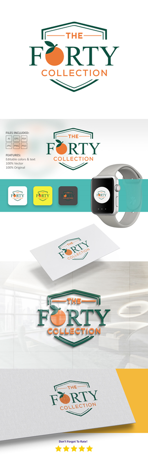 Logo Design by VectorForge for The Forty Collection  | Design: #35912757