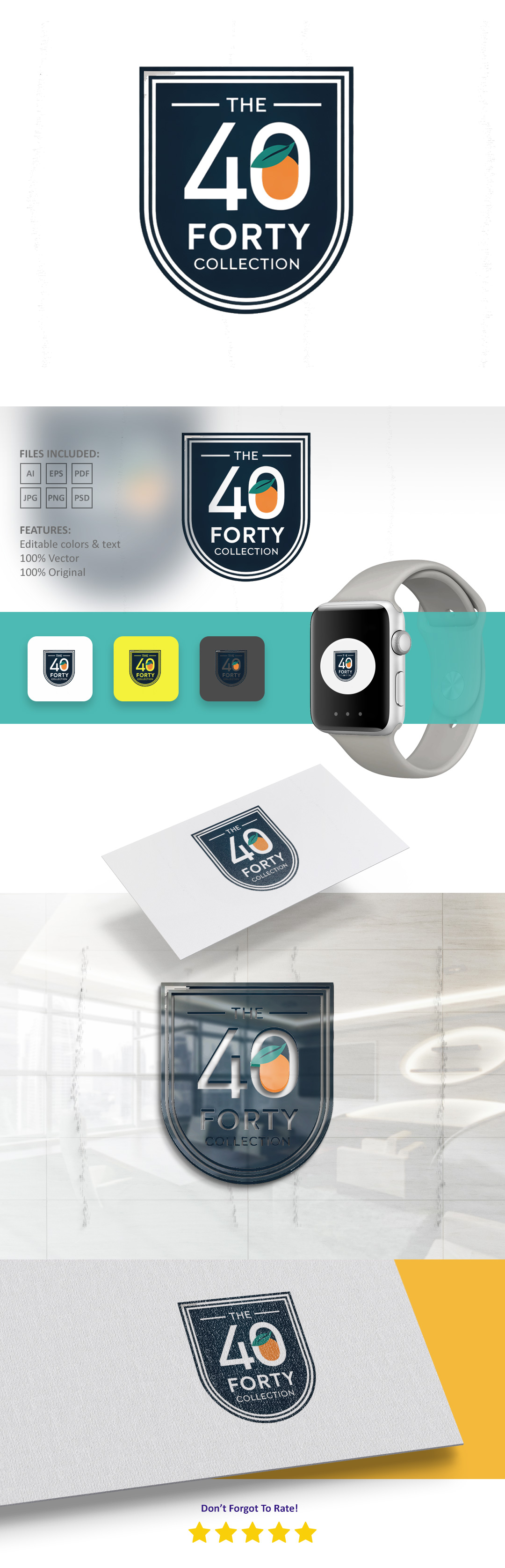 Diseño de Logo por VectorForge para The Forty Collection  | Diseño #35912761