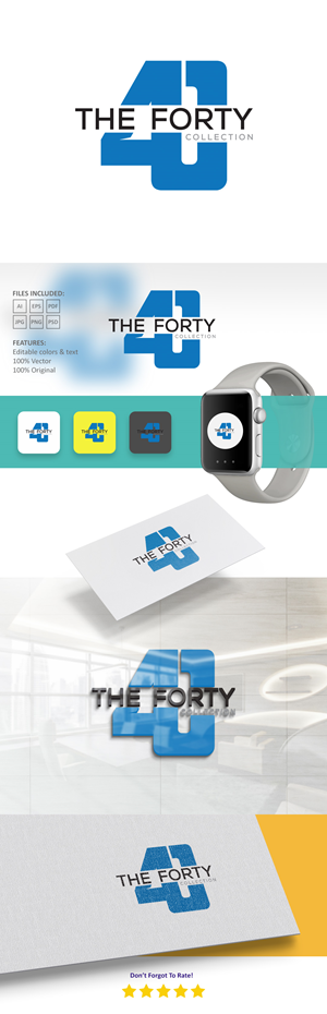 Logo Design by VectorForge for The Forty Collection  | Design: #35912785