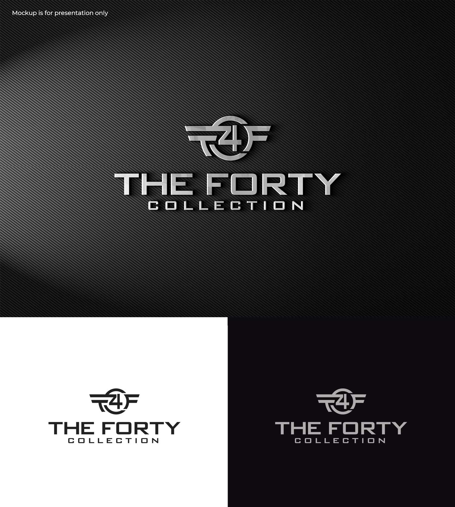 Logo Design by M Art & Design for The Forty Collection  | Design #35911751