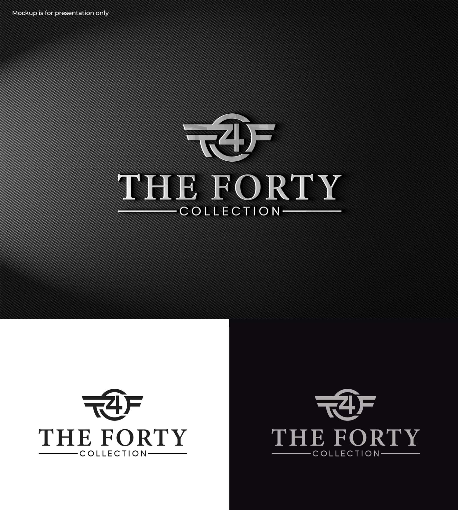 Logo Design by M Art & Design for The Forty Collection  | Design #35912094