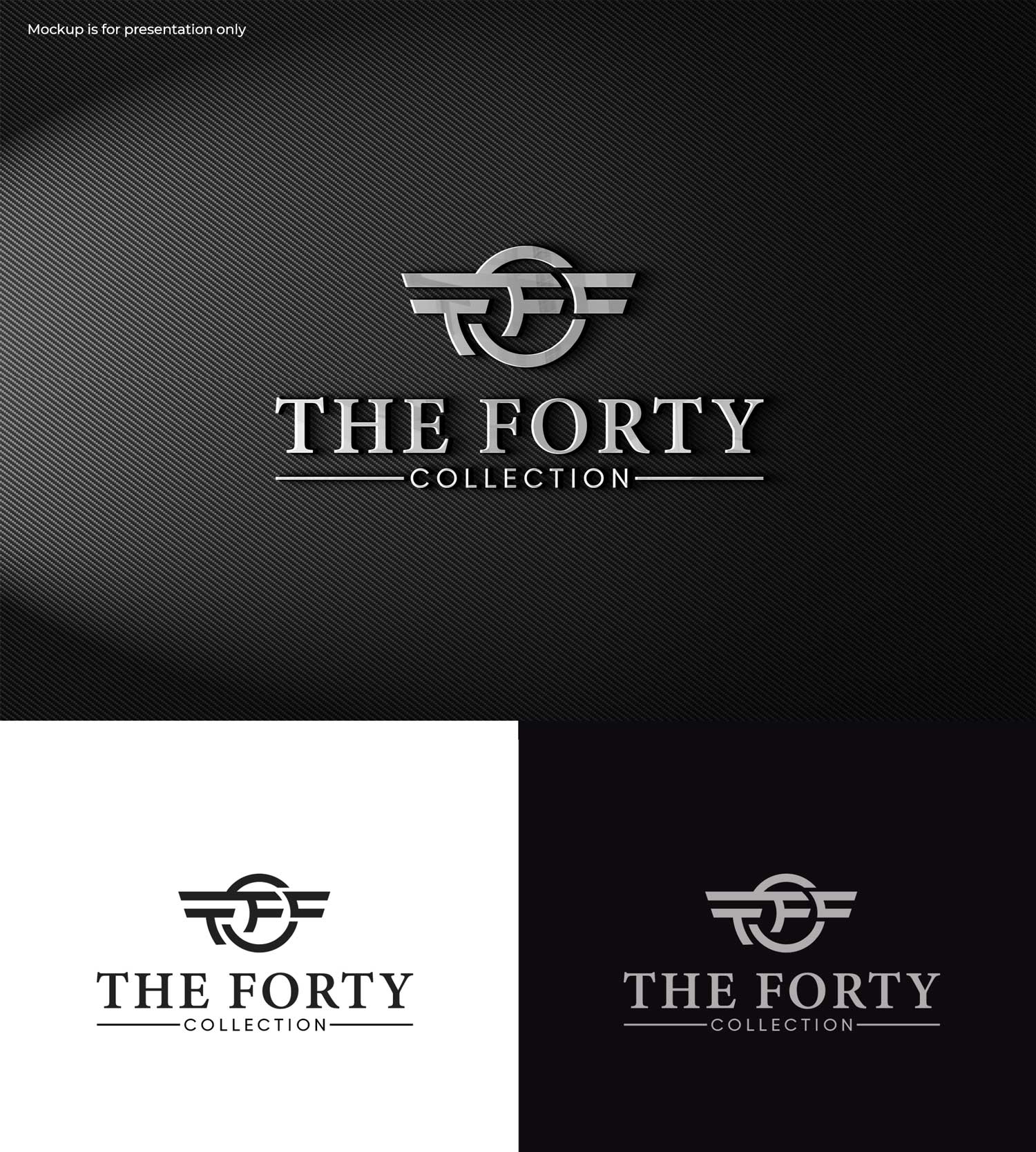 Logo Design by M Art & Design for The Forty Collection  | Design #35912176