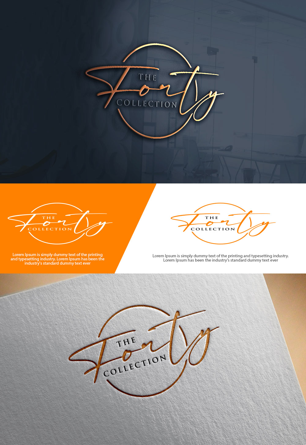 Logo Design by sulemani  creation for The Forty Collection  | Design #35911467
