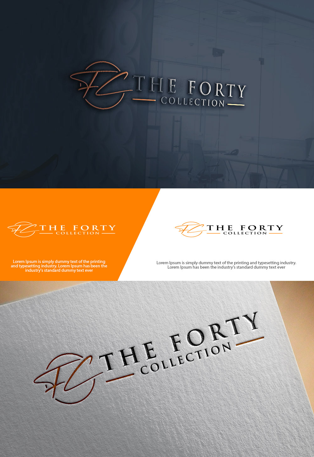 Logo Design by sulemani  creation for The Forty Collection  | Design #35911468