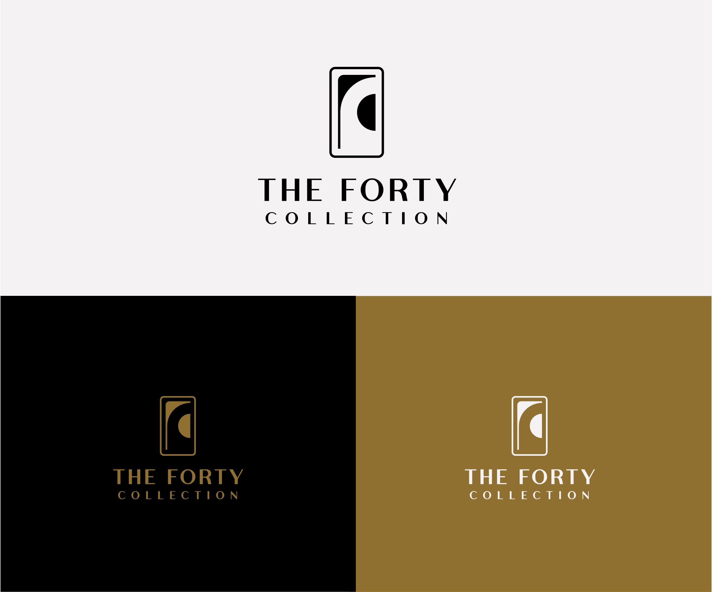 Logo Design by Drawing Room for The Forty Collection  | Design #35914373
