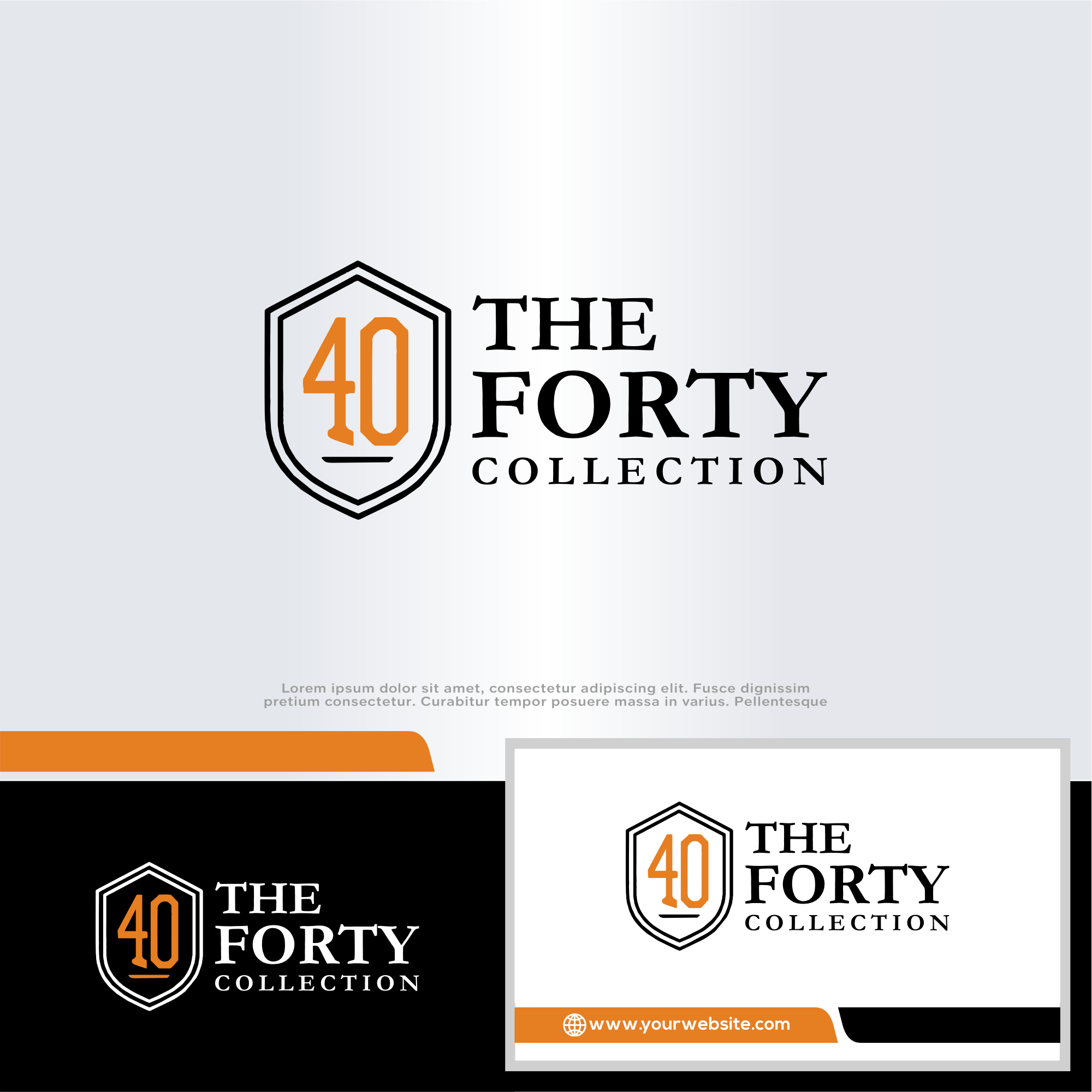 Logo Design by win it for The Forty Collection  | Design #35908612