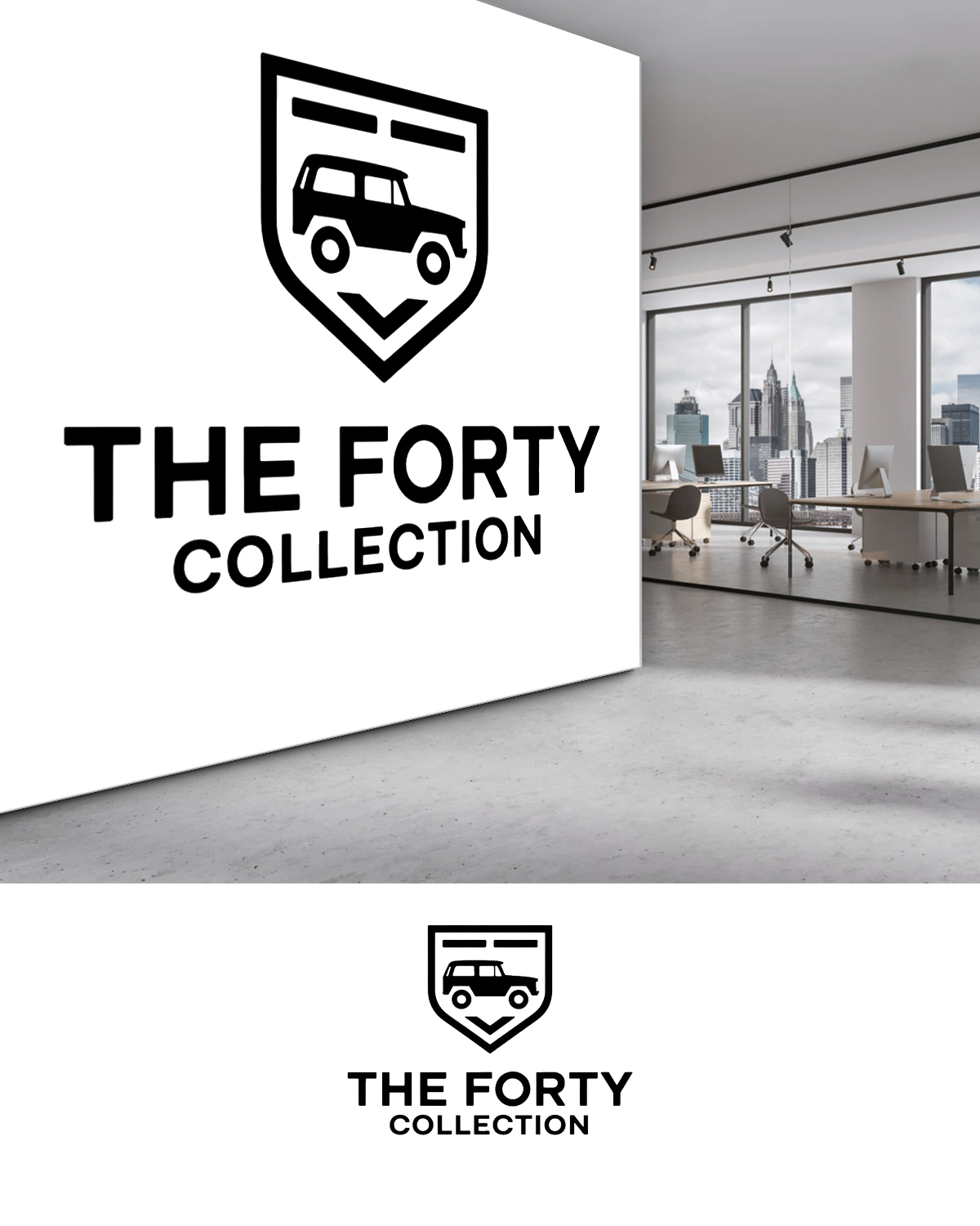 Logo Design by Ri.112211 for The Forty Collection  | Design #35910098