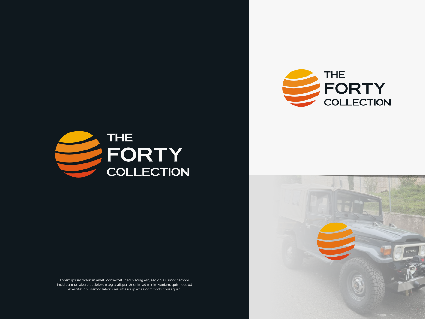 Logo Design by CKS d e s i g n for The Forty Collection  | Design #35911573