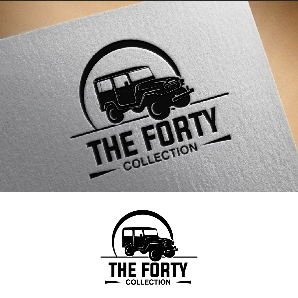 Logo Design by fly  design for The Forty Collection  | Design #35922060