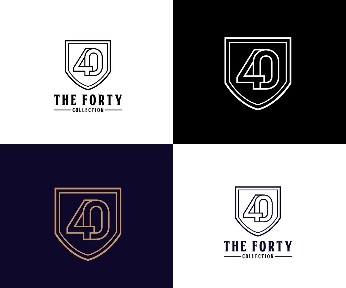 Logo Design by step forward 2 for The Forty Collection  | Design #35982292