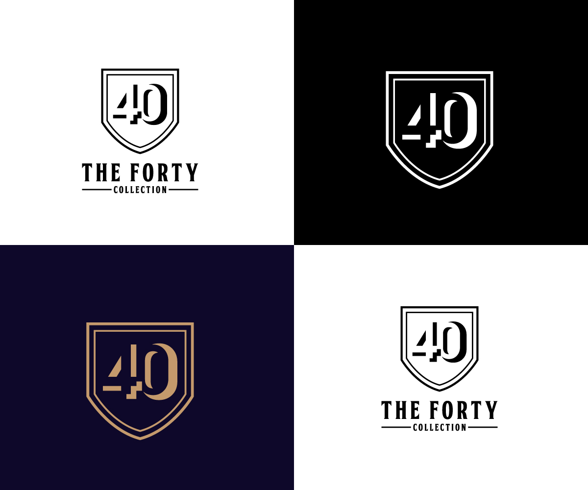 Logo Design by step forward 2 for The Forty Collection  | Design #35982293
