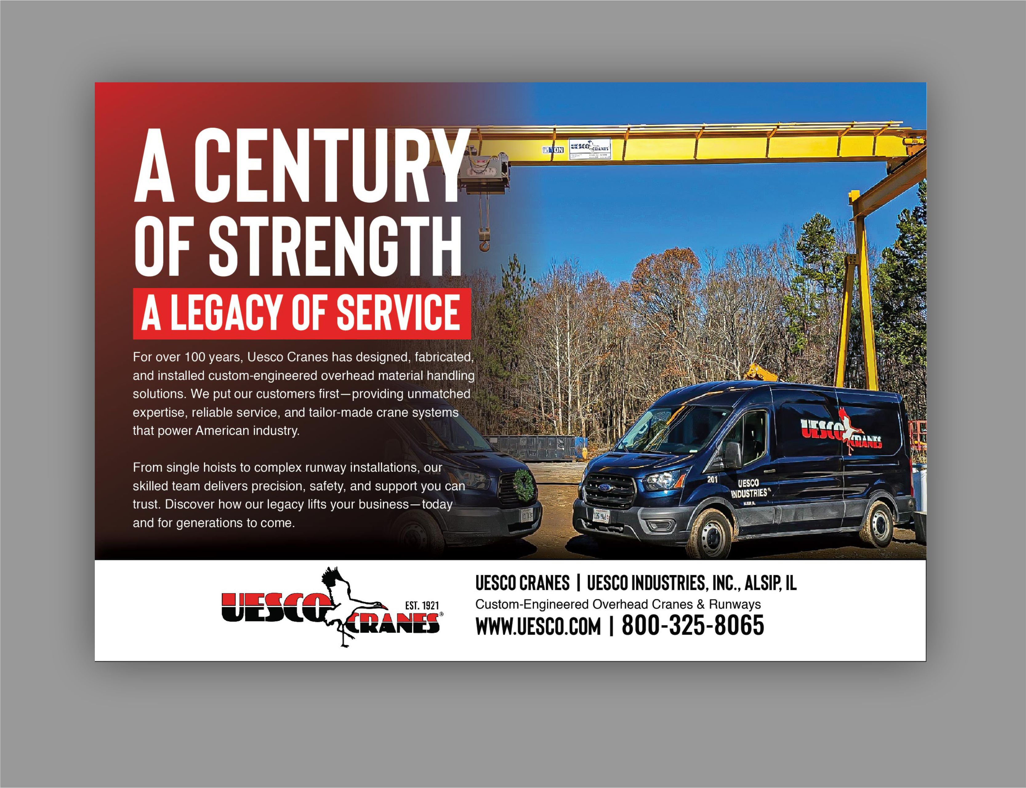 Diseño de Flyer por Nel. para Uesco Industries, Inc. | Diseño #35918573