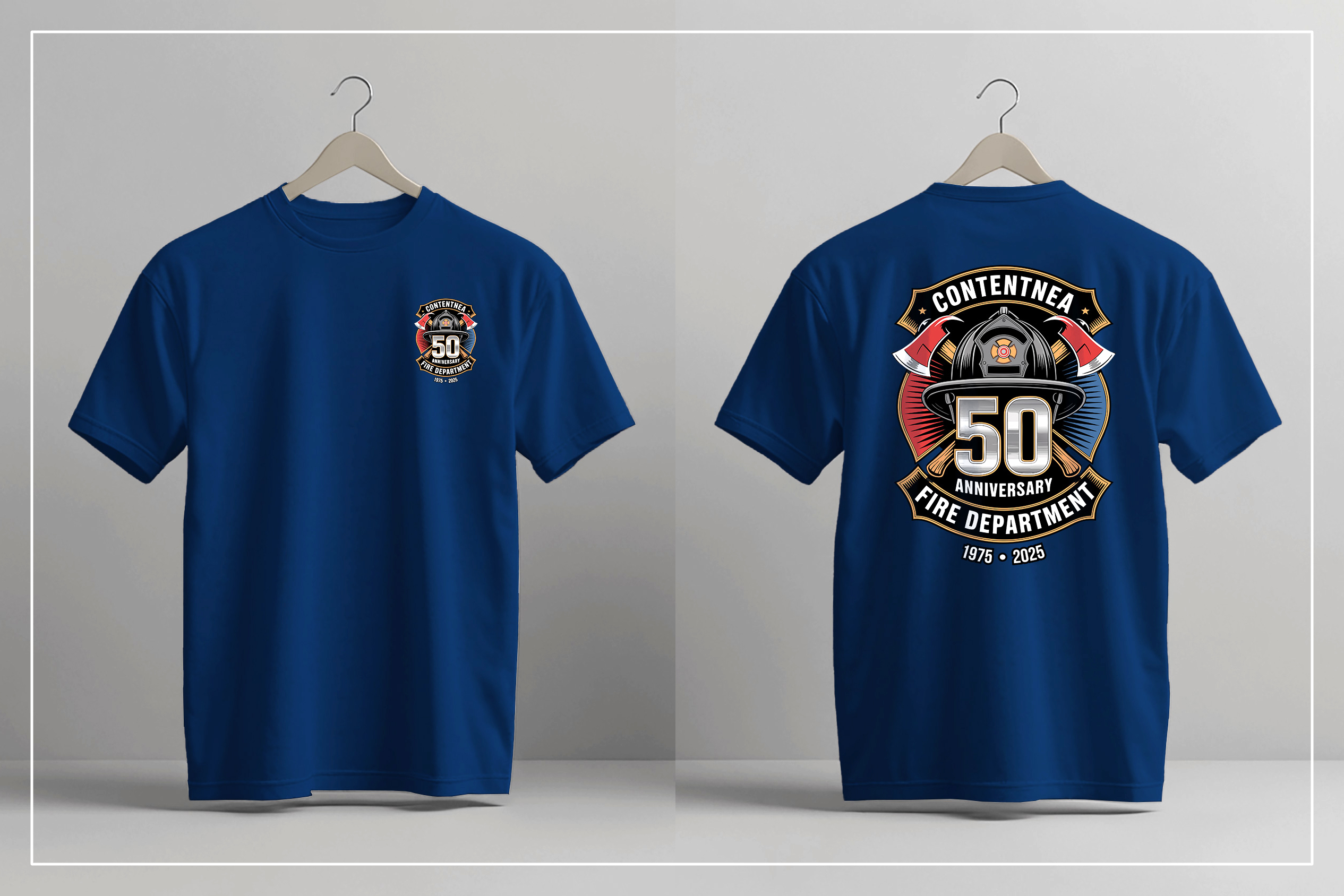 T-shirt Design by Pixel Rain for Contentnea Volunteer Fire Department | Design #35942589