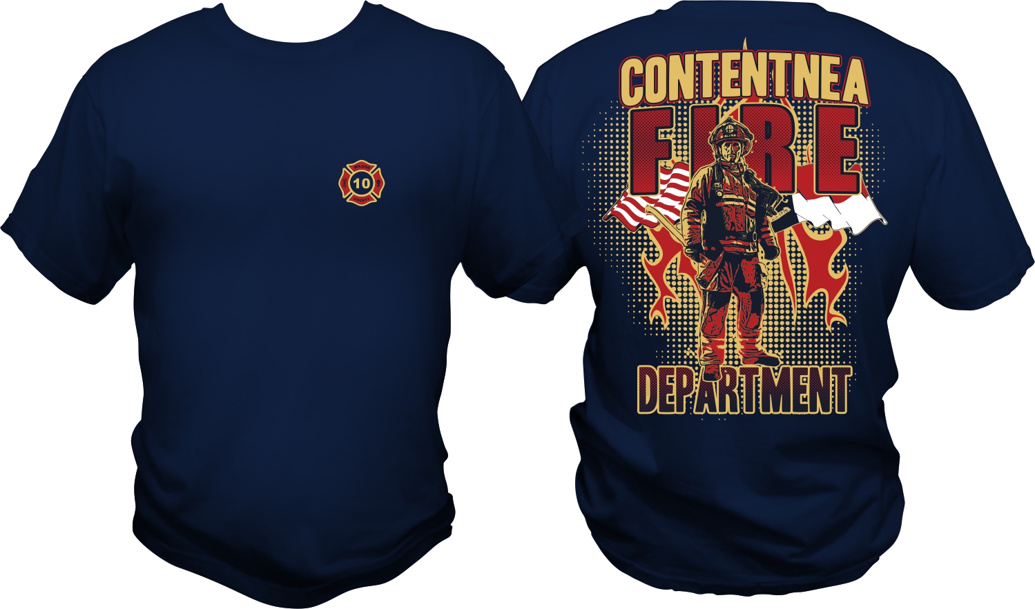 T-shirt Design by bacujkov for Contentnea Volunteer Fire Department | Design #35950103
