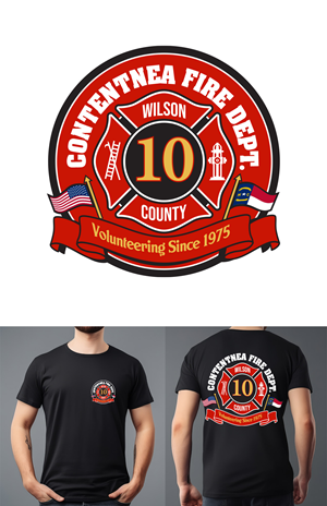 T-shirt Design by Valtti Design for Contentnea Volunteer Fire Department | Design #35917054