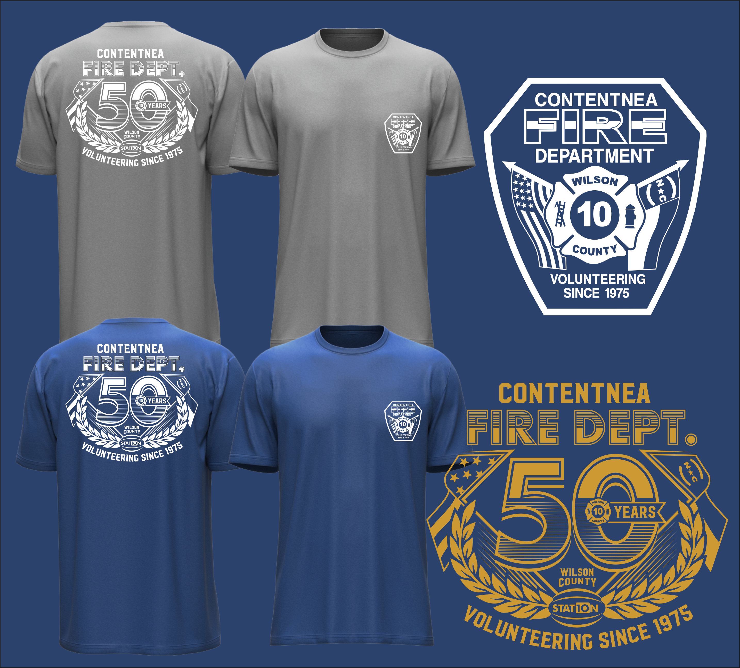 T-shirt Design by Yakuza20 for Contentnea Volunteer Fire Department | Design #35909595