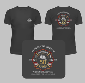 T-shirt Design by Satish Chand 75 for Contentnea Volunteer Fire Department | Design: #35909784