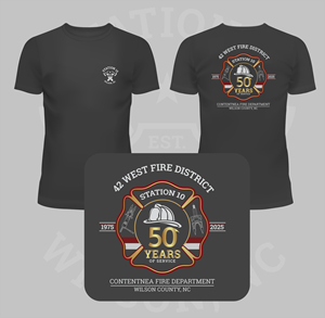 T-shirt Design by Satish Chand 75 for Contentnea Volunteer Fire Department | Design: #35919237