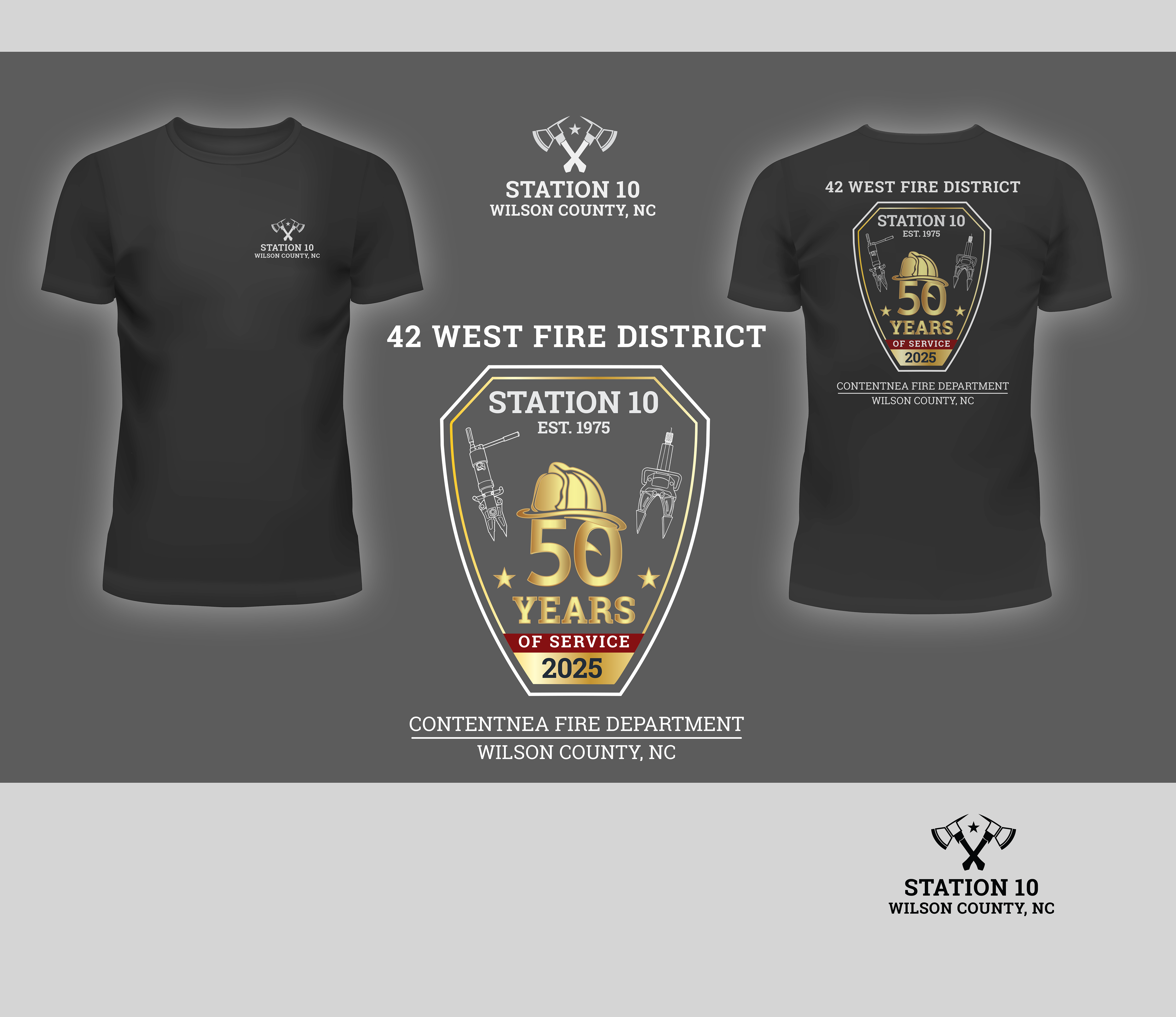 T-shirt Design by Satish Chand 75 for Contentnea Volunteer Fire Department | Design #35933250