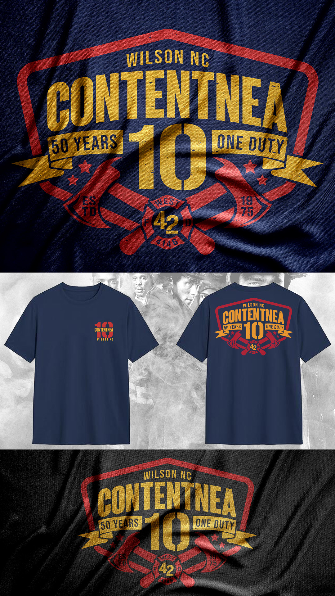 Diseño de Camiseta por simple mind para Contentnea Volunteer Fire Department | Diseño #35917625