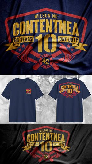 T-shirt Design by simple mind for Contentnea Volunteer Fire Department | Design: #35917625