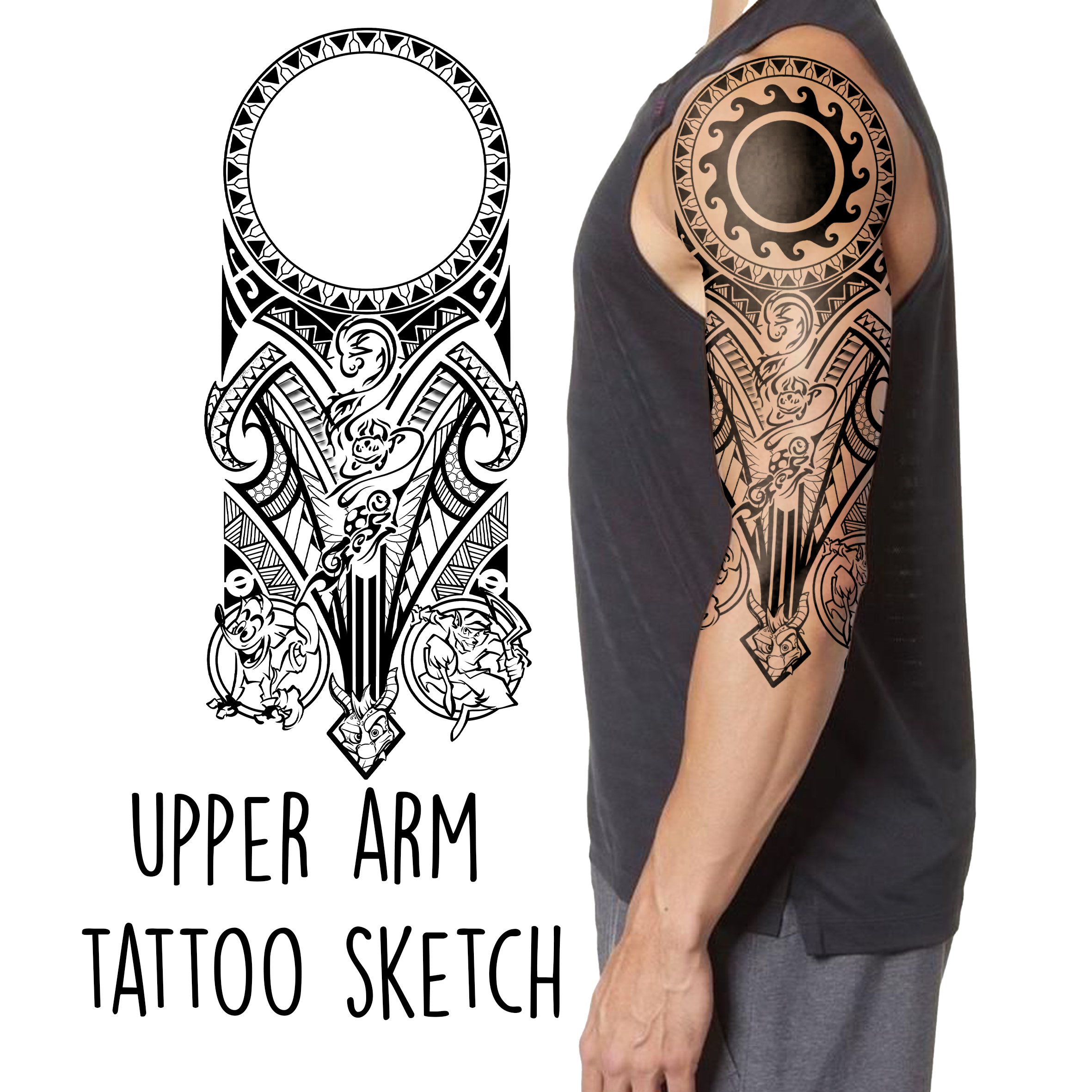 Tattoo-Design von Fortunate Studio für dieses Projekt | Design #35919200