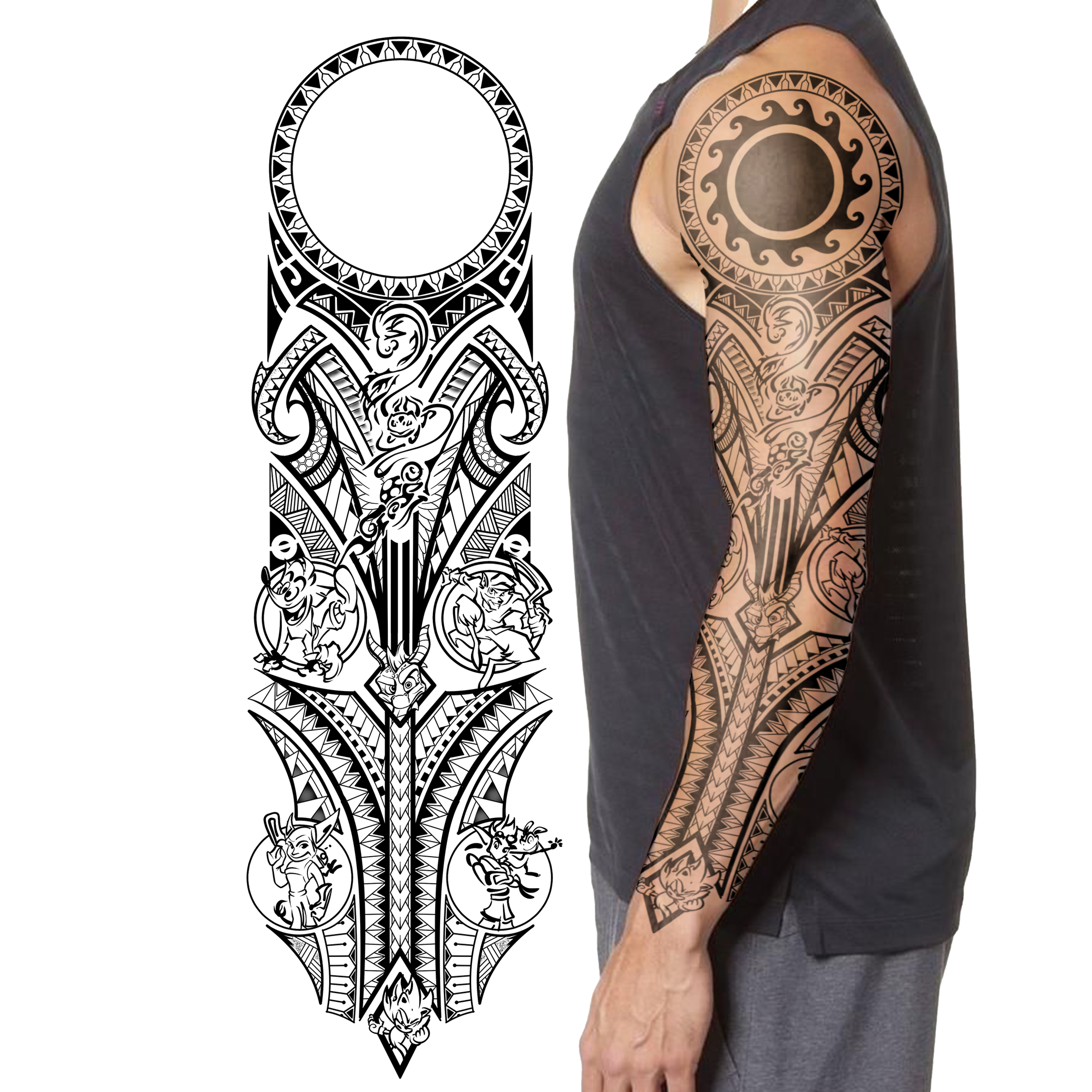 Tattoo Design by Fortunate Studio for this project | Design #35926789