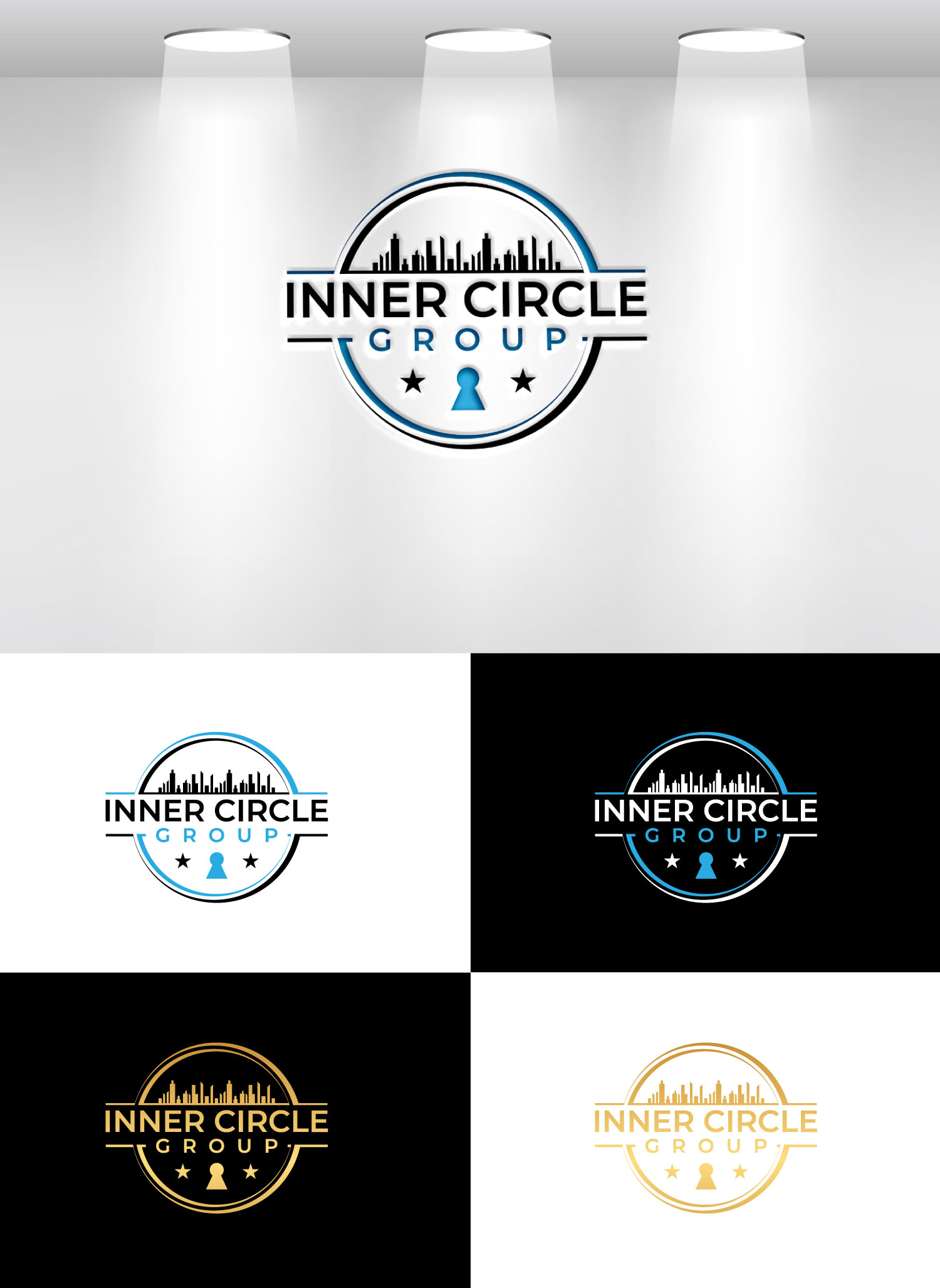 Logo Design by Mi Design1 for Inner Circle Group Pty Ltd | Design #35919105