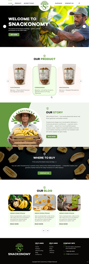 WordPress-Design von pb für The Athlete's Guild | Design: #35930746