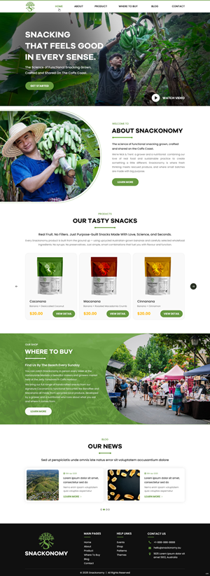 WordPress-Design von pb für The Athlete's Guild | Design: #36313678