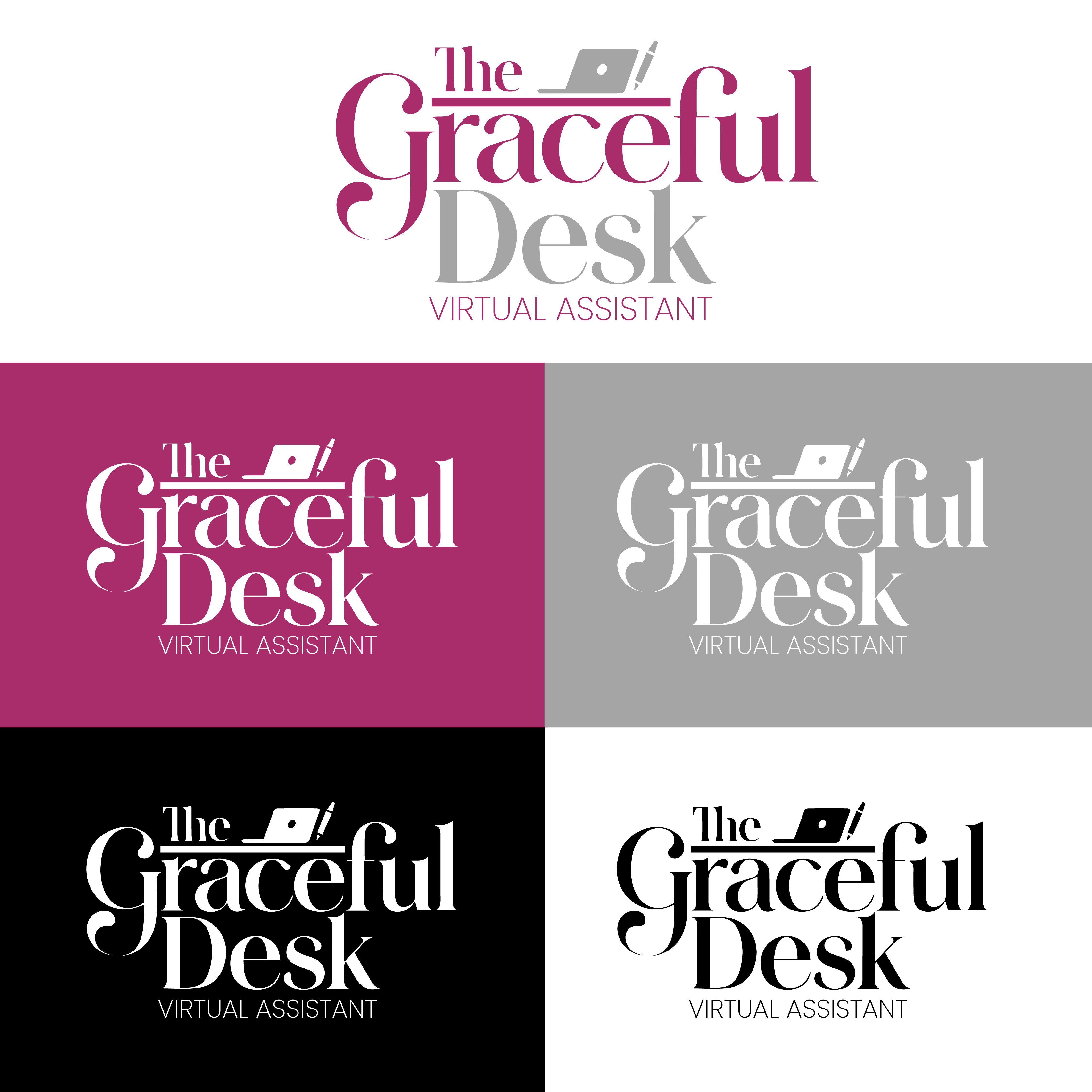 Logo Design by Shariqology for The Graceful Desk | Design #35933585