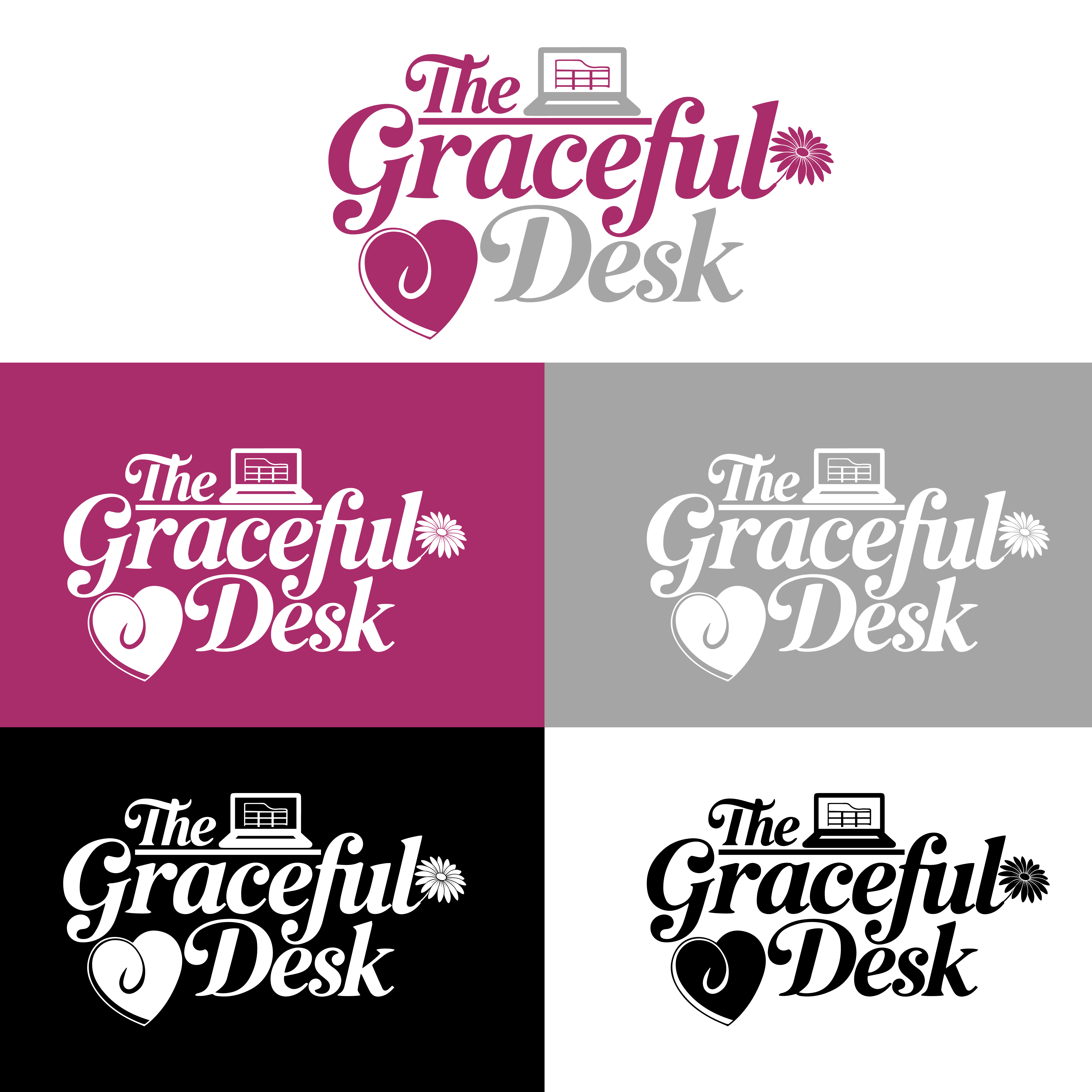 Logo Design by Shariqology for The Graceful Desk | Design #35954184