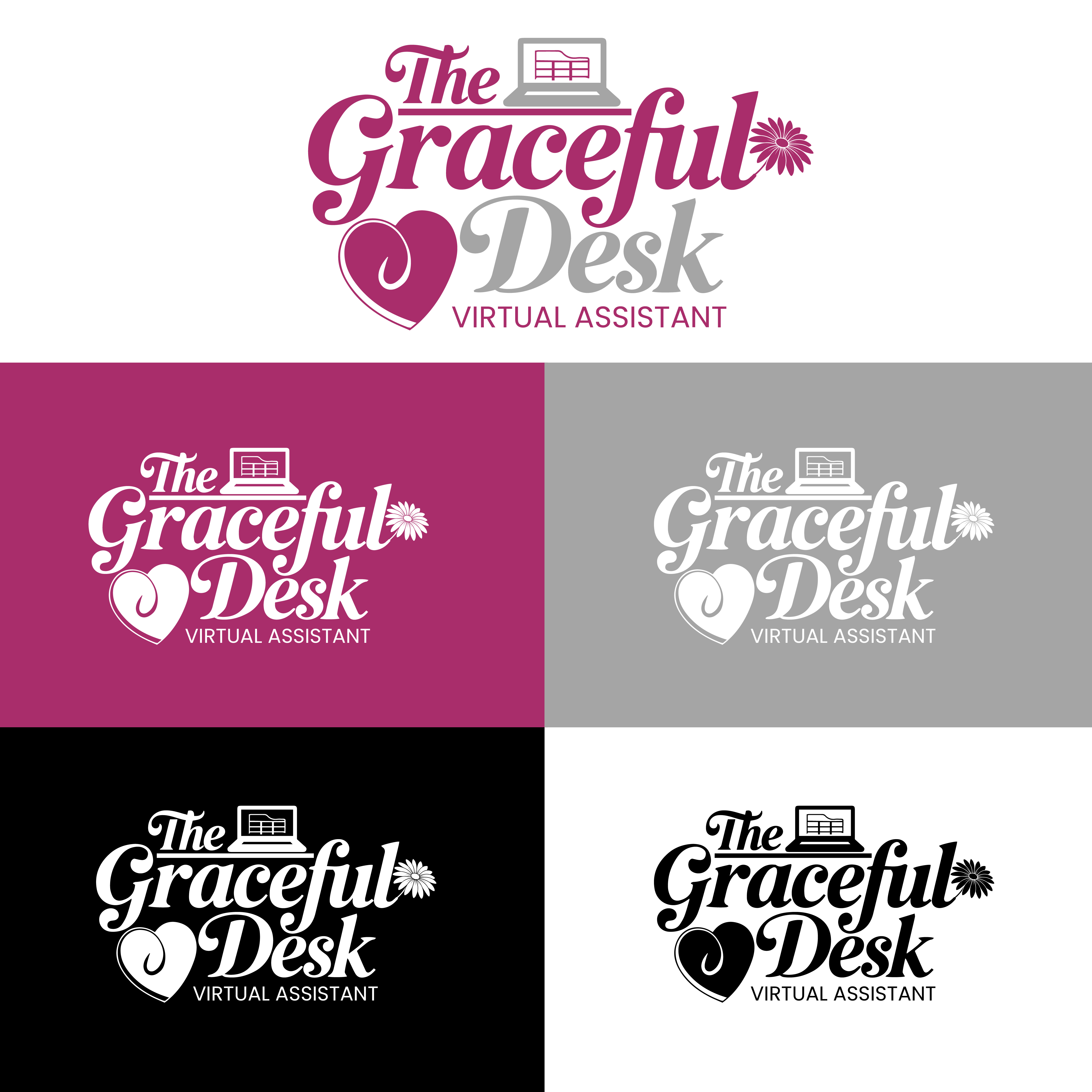 Logo Design by Shariqology for The Graceful Desk | Design #35954190