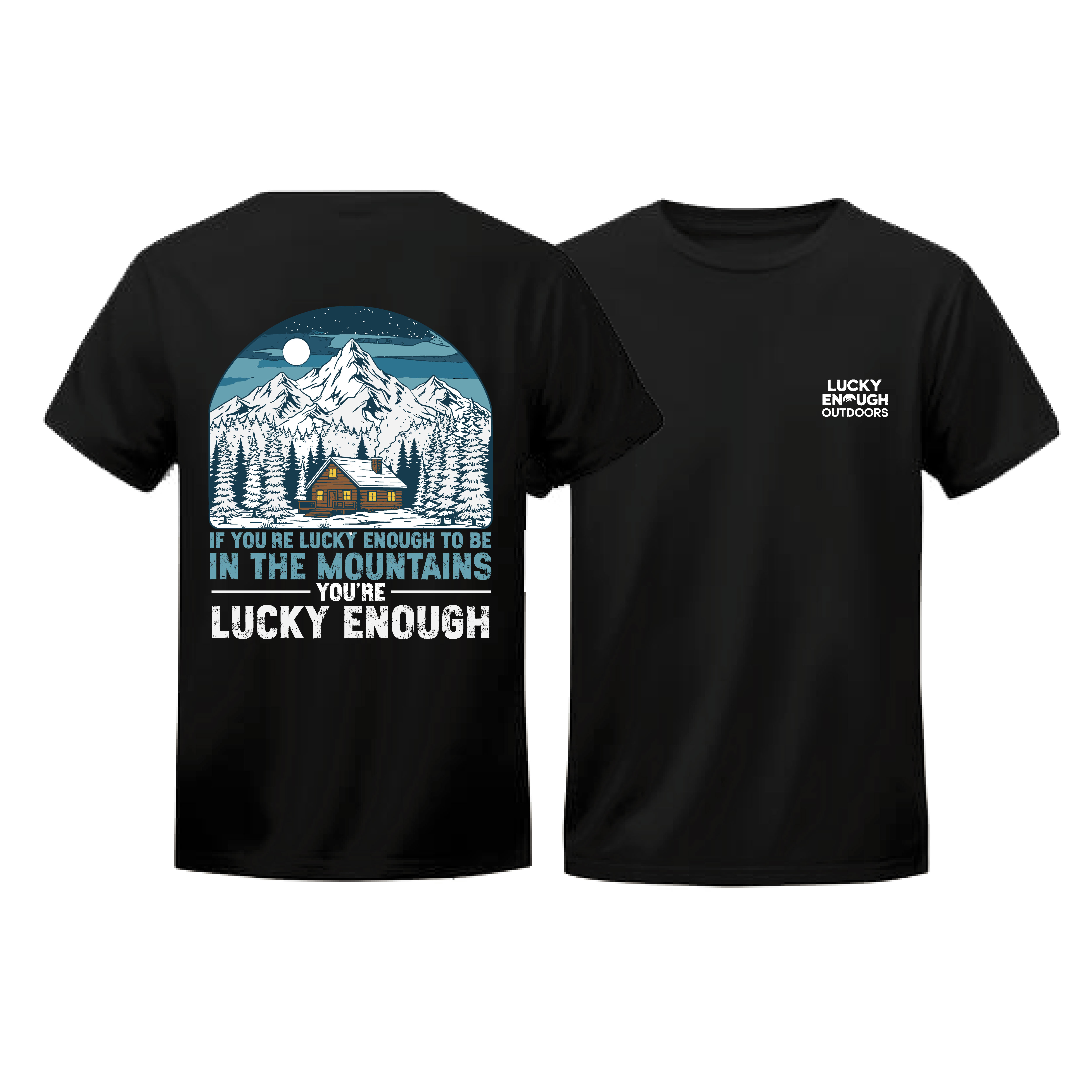 T-shirt Design by onze design for Lucky Enough Outdoors | Design #35925592