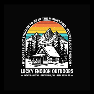 T-shirt Design by Elsa Designs for Lucky Enough Outdoors | Design: #35930306