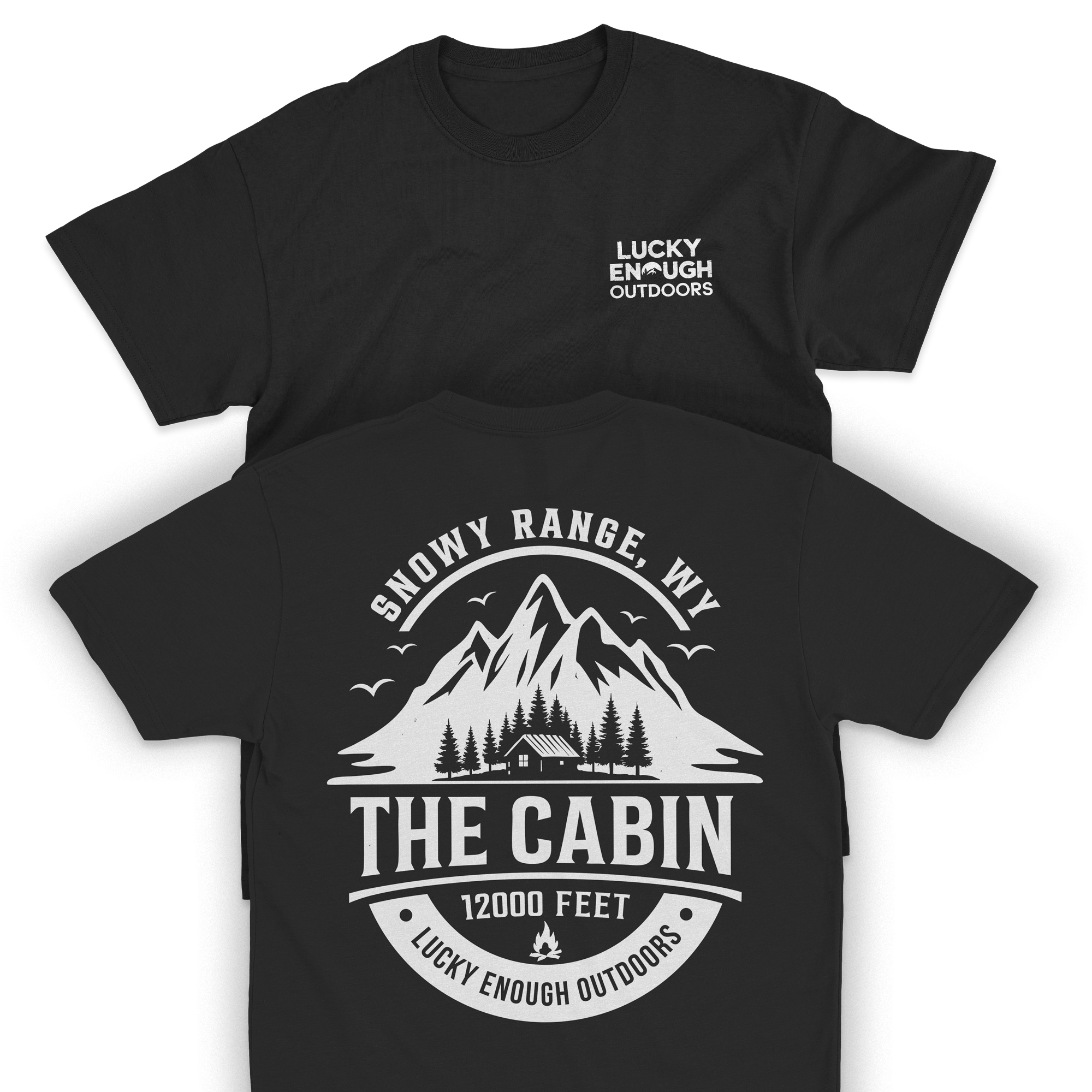 T-shirt Design by Pixeo Design for Lucky Enough Outdoors | Design #35928914