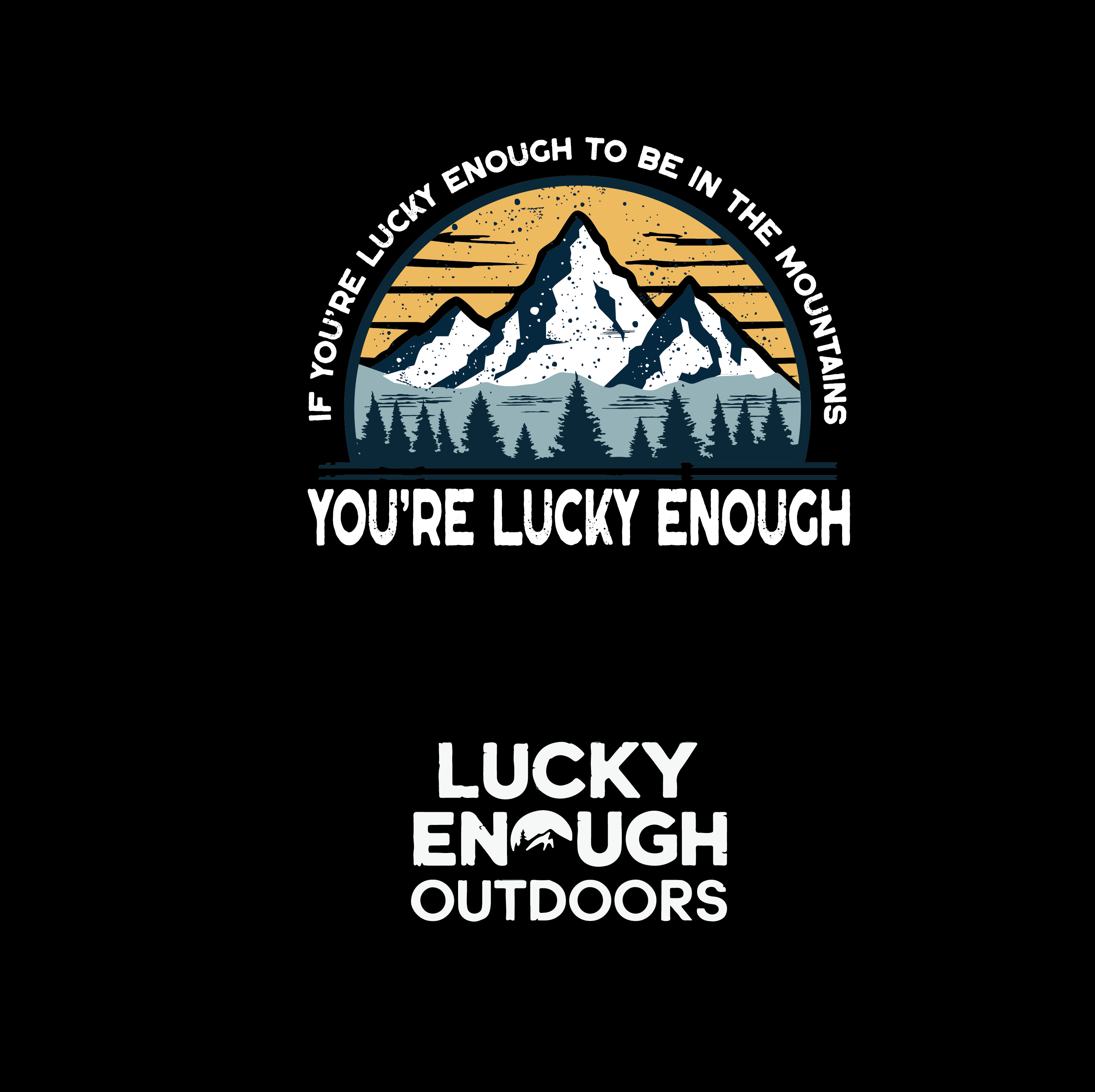 T-Shirt-Design von bethmage janaka für Lucky Enough Outdoors | Design #35929734