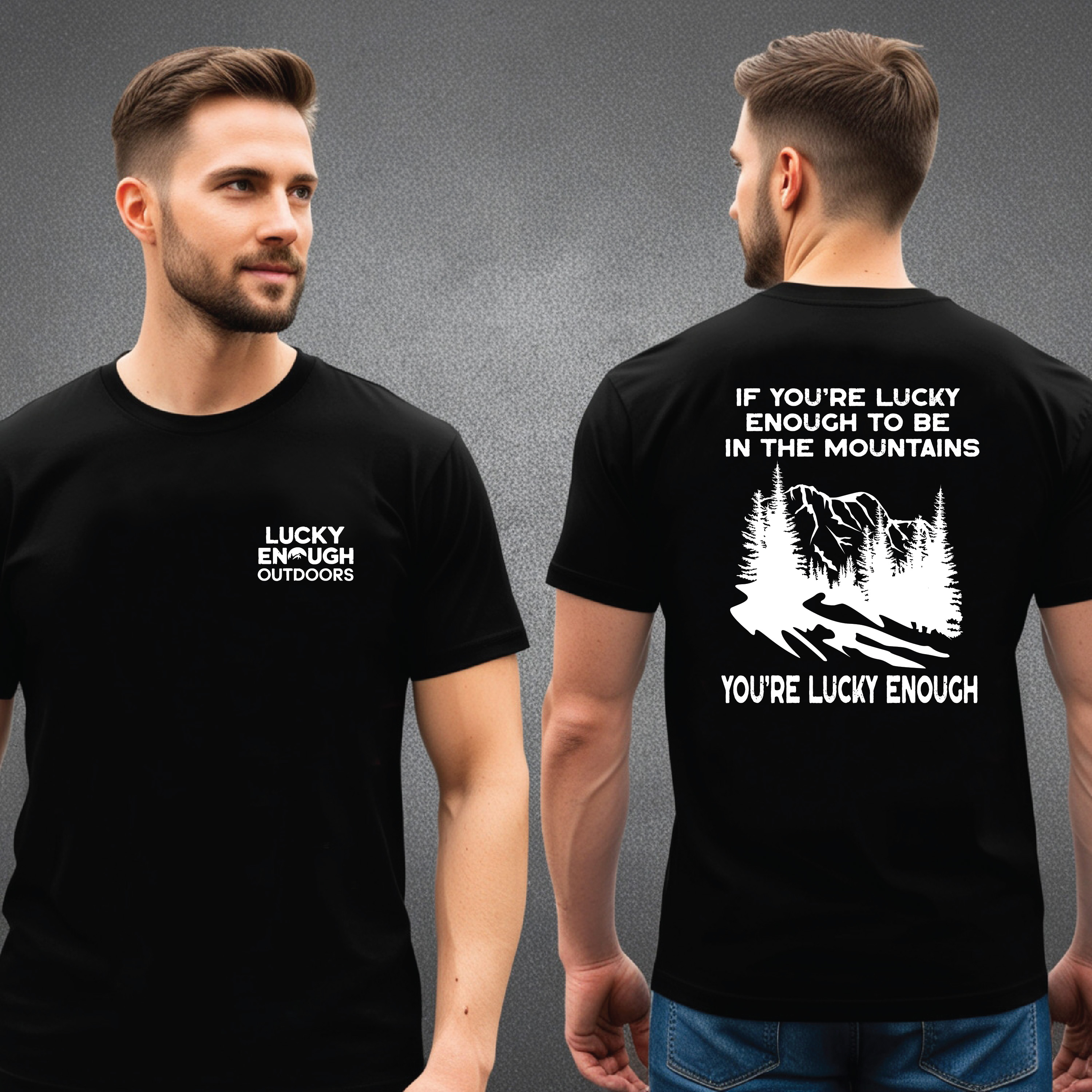 T-Shirt-Design von bethmage janaka für Lucky Enough Outdoors | Design #35934377