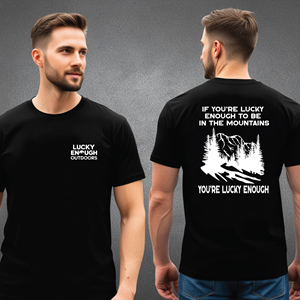 T-shirt Design by bethmage janaka for Lucky Enough Outdoors | Design: #35934377