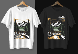 T-shirt Design by Yakuza20 for Lucky Enough Outdoors | Design: #35929935