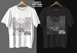 T-shirt Design by Yakuza20 for Lucky Enough Outdoors | Design: #35930163
