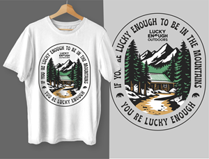 T-shirt Design by Yakuza20 for Lucky Enough Outdoors | Design: #35960278