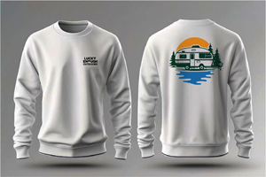 Diseño de Camiseta por tyaz 2 para Lucky Enough Outdoors | Diseño: #35928899