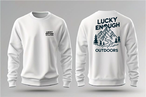 Diseño de Camiseta por tyaz 2 para Lucky Enough Outdoors | Diseño: #35928947