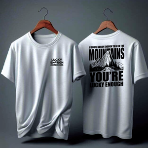 Diseño de Camiseta por tyaz 2 para Lucky Enough Outdoors | Diseño: #35933060
