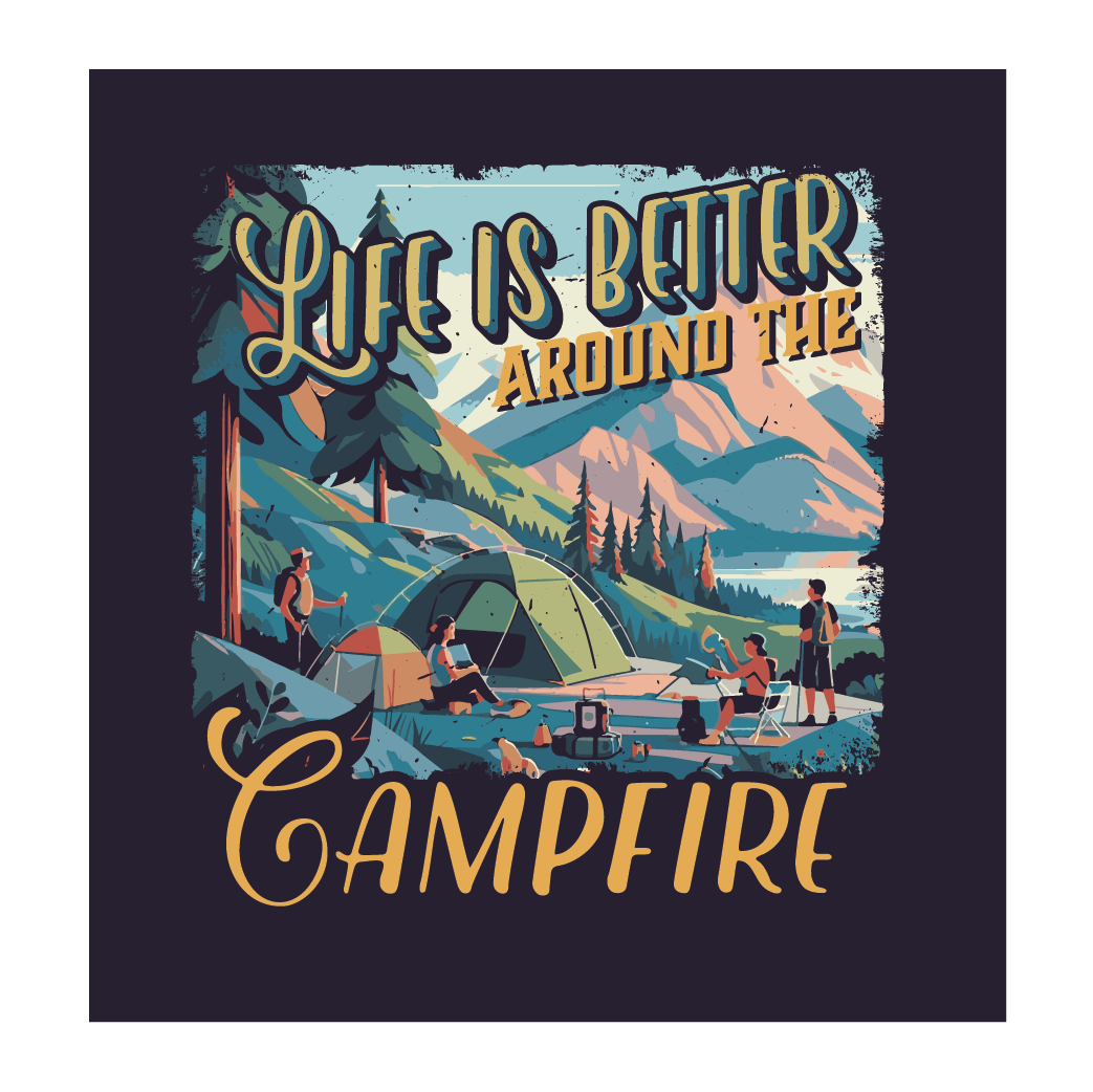 T-shirt Design by tyaz 2 for Lucky Enough Outdoors | Design #35935511